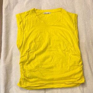 Zara Sunny Yellow Muscle Tee